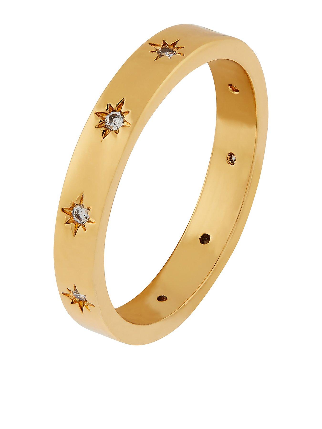 Accessorize Z Sparkle Star Set Band Ring review