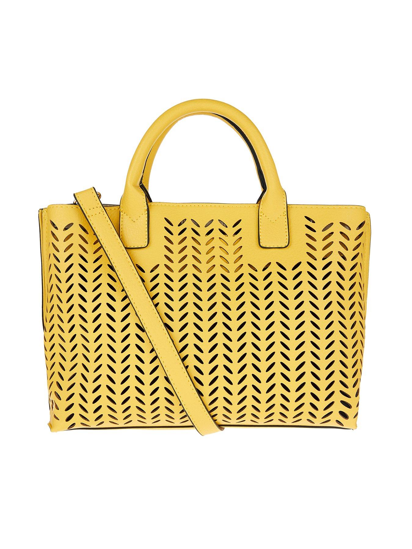 accessorize yellow bag