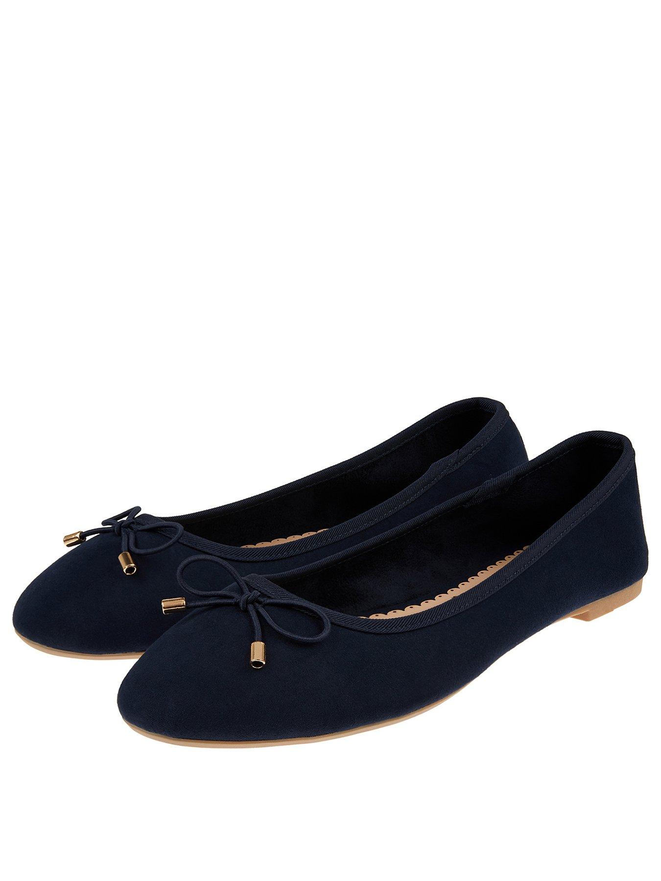 navy ballet shoes uk