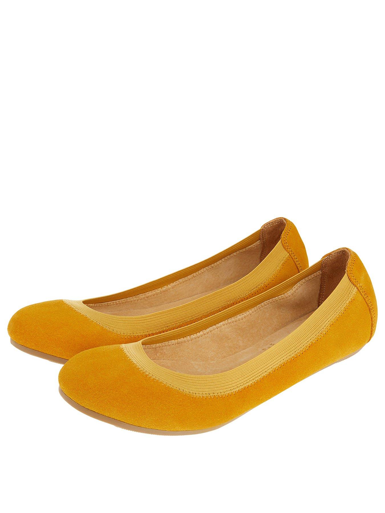 yellow flat shoes uk