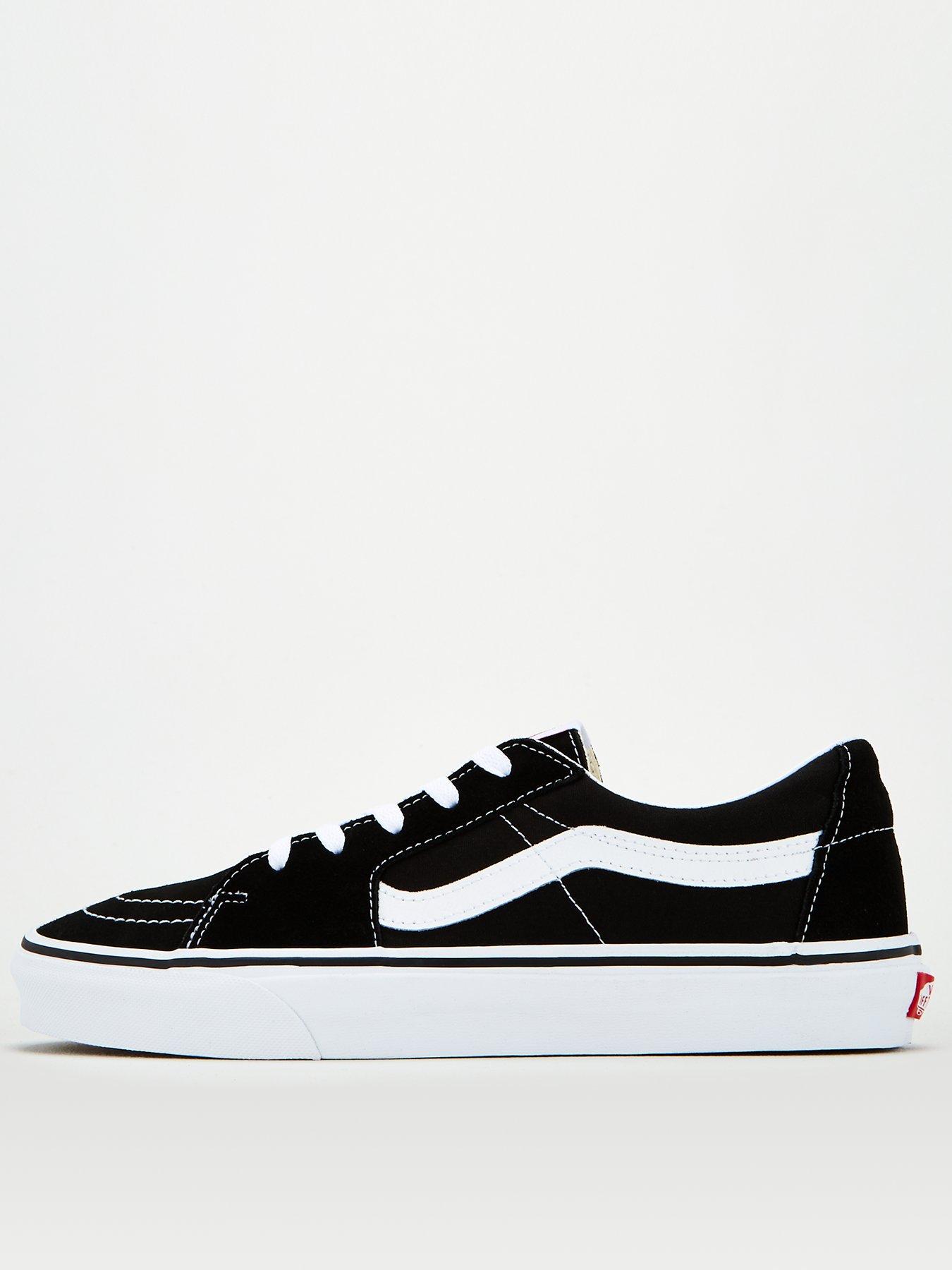 Black and white vans sk8 cheap low