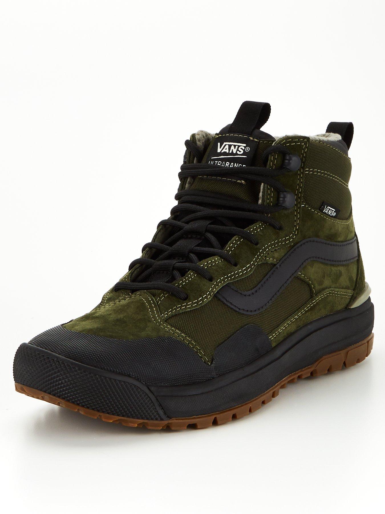 Vans Ua Ultrarange Exo Hi Top Mte Green Black Very Co Uk
