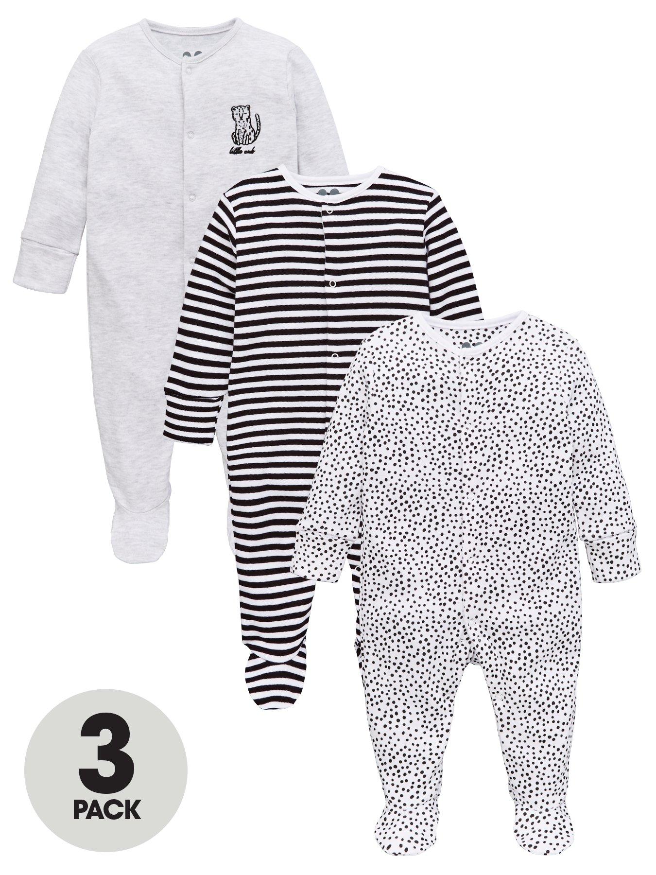 newborn unisex sleepsuits