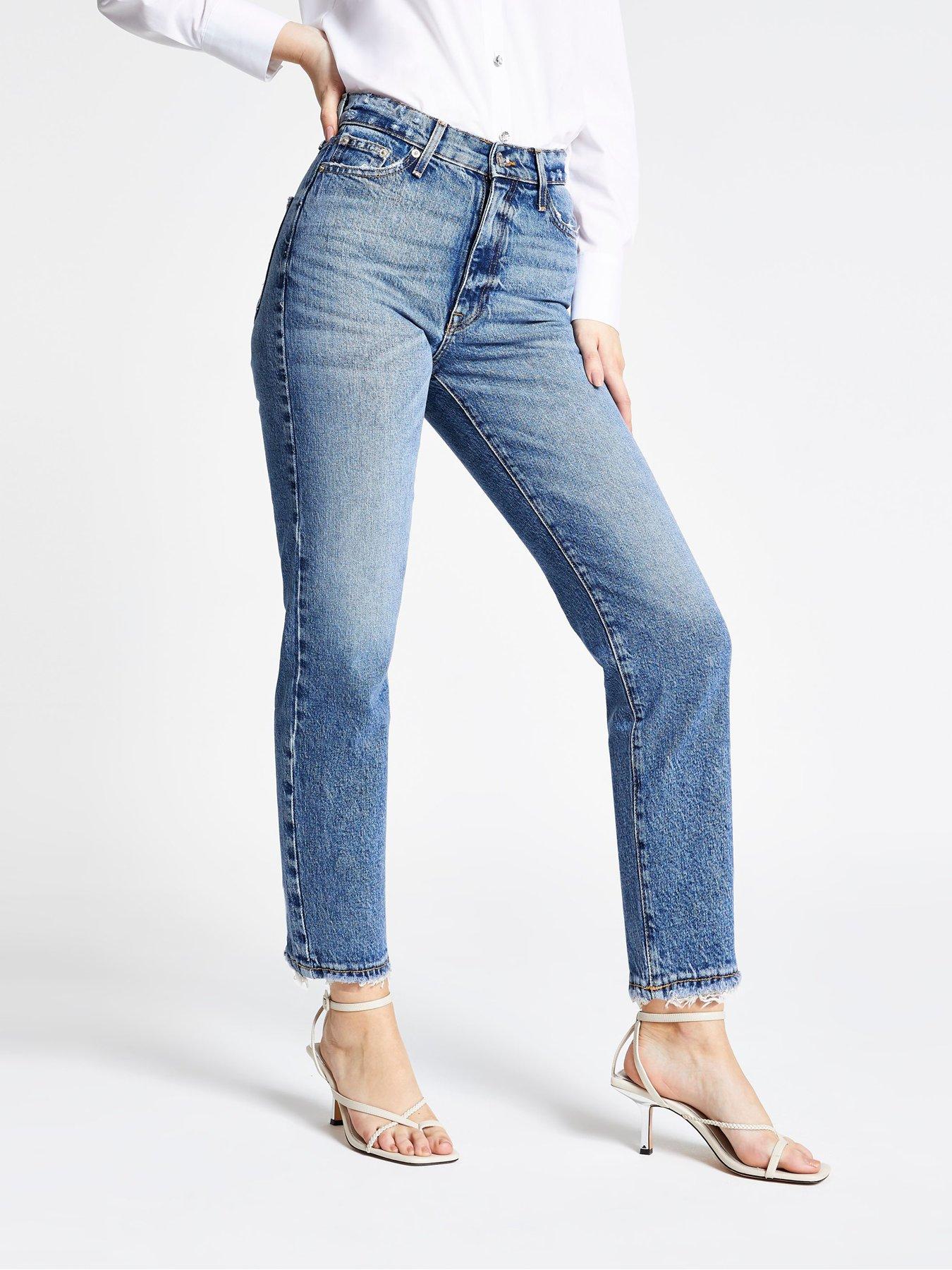 river island straight leg jeans