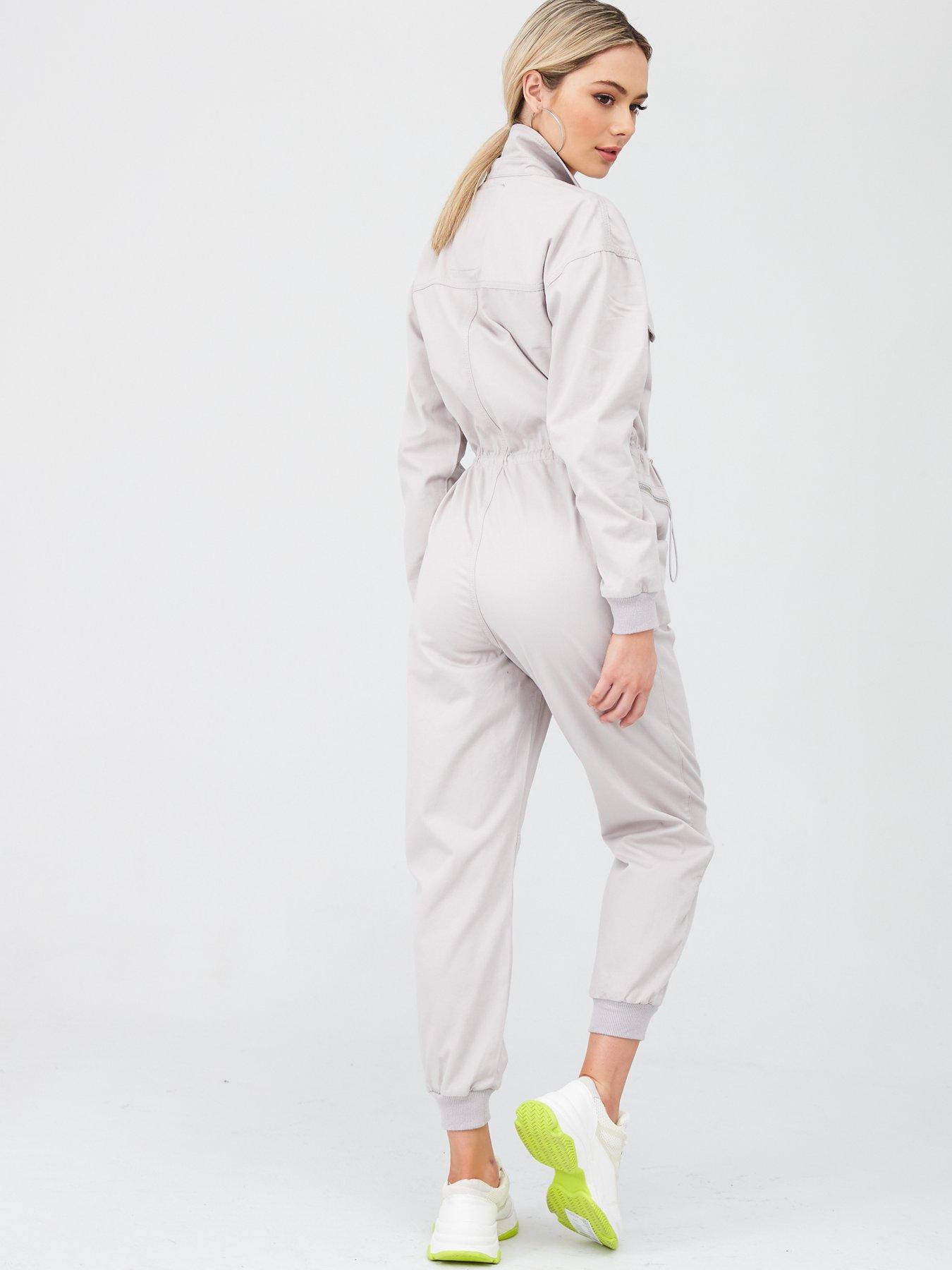river island denim boiler suit