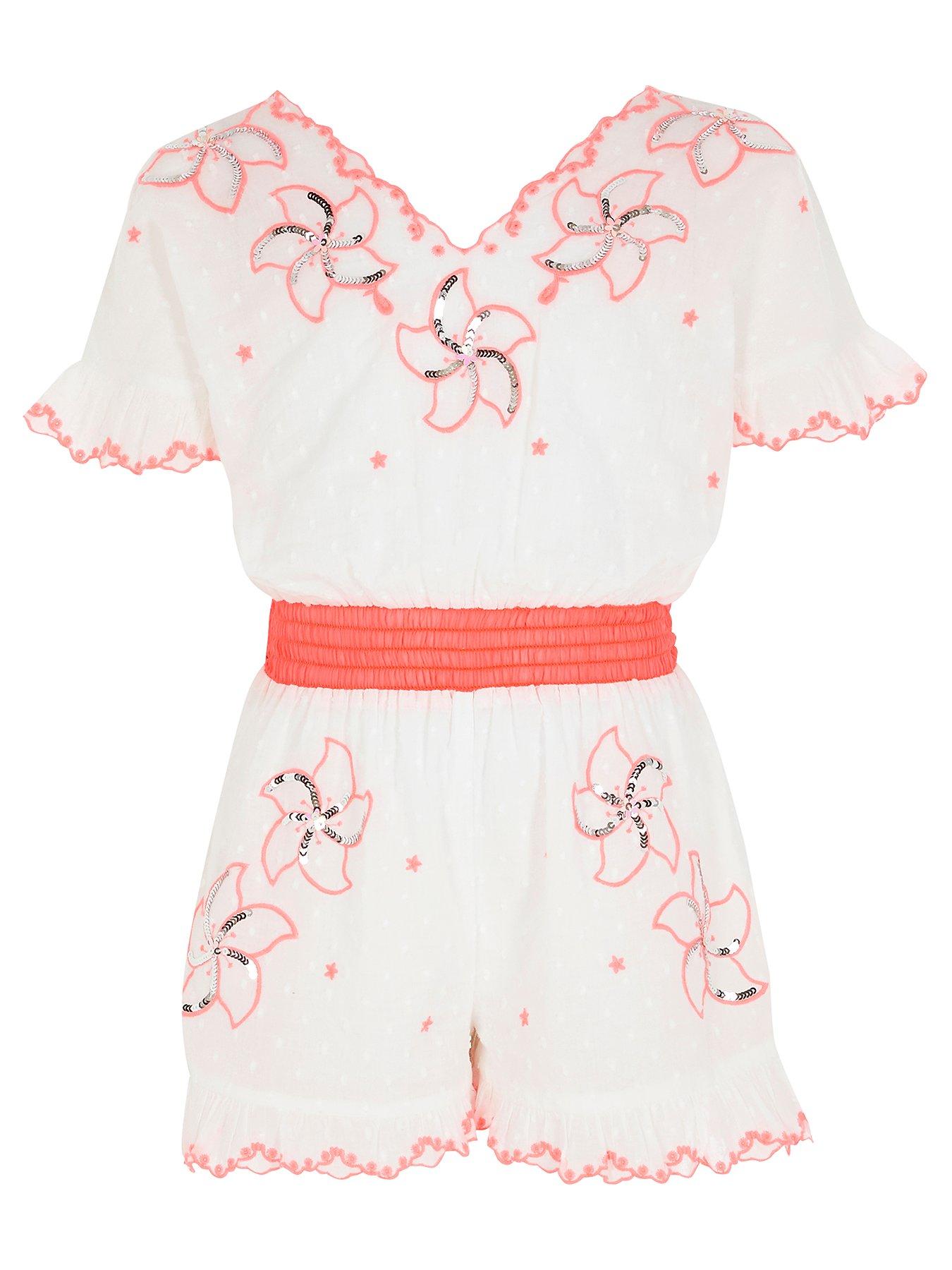 girls sparkly playsuit