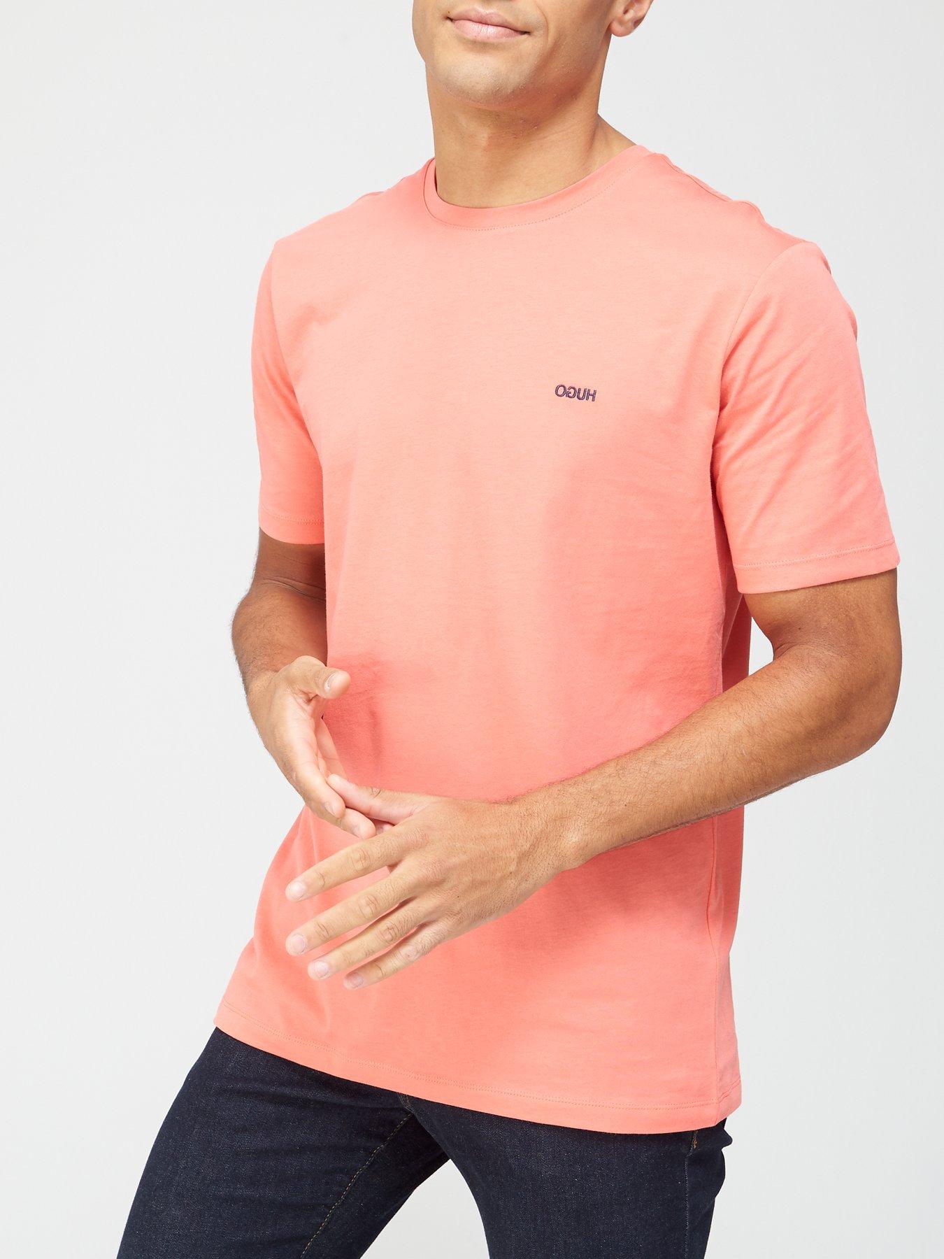 pastel red shirt
