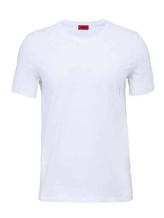 stillFront image of hugo-bodywear-2-pack-round-neck-t-shirts-white
