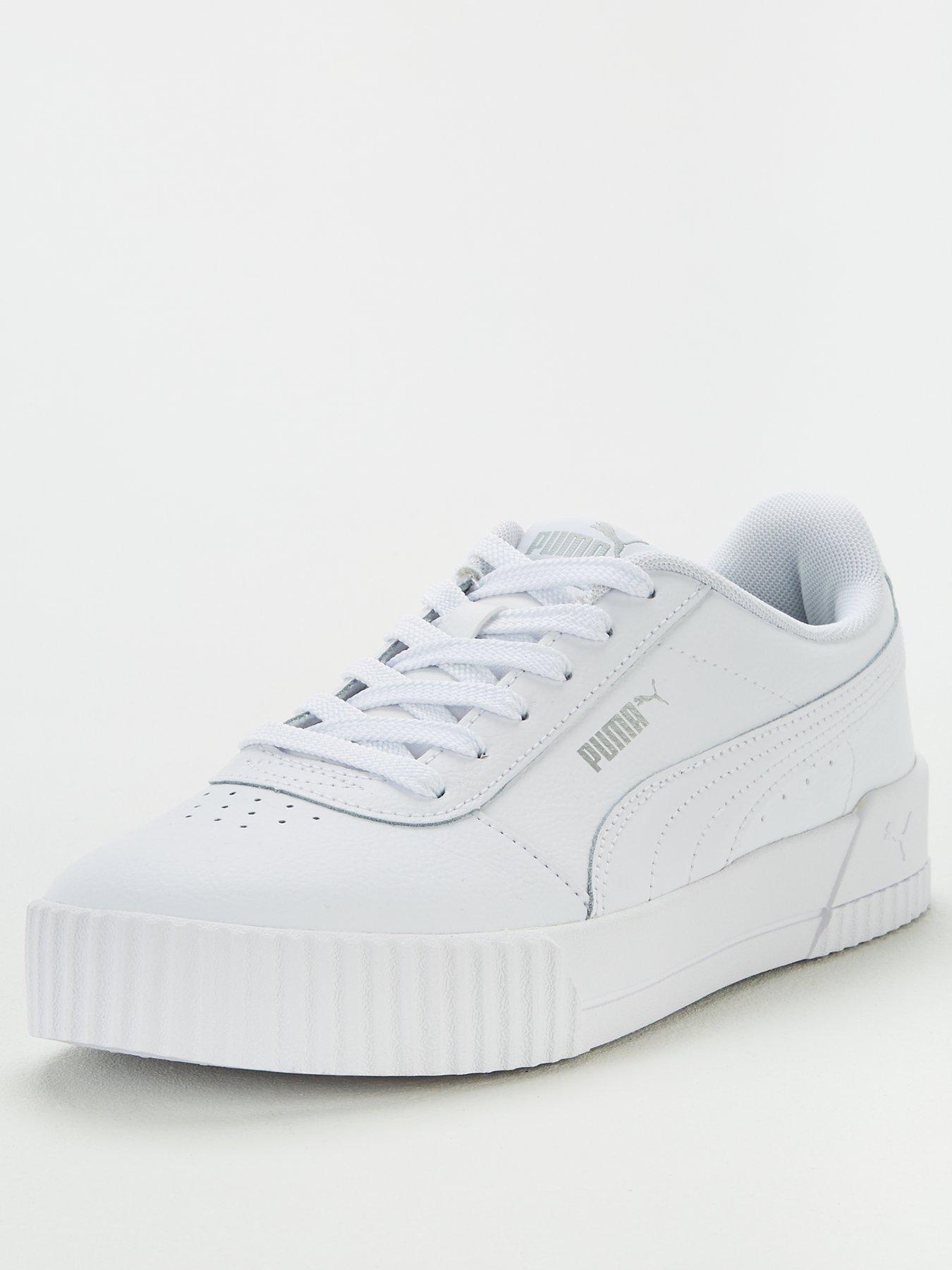 womens white puma trainers