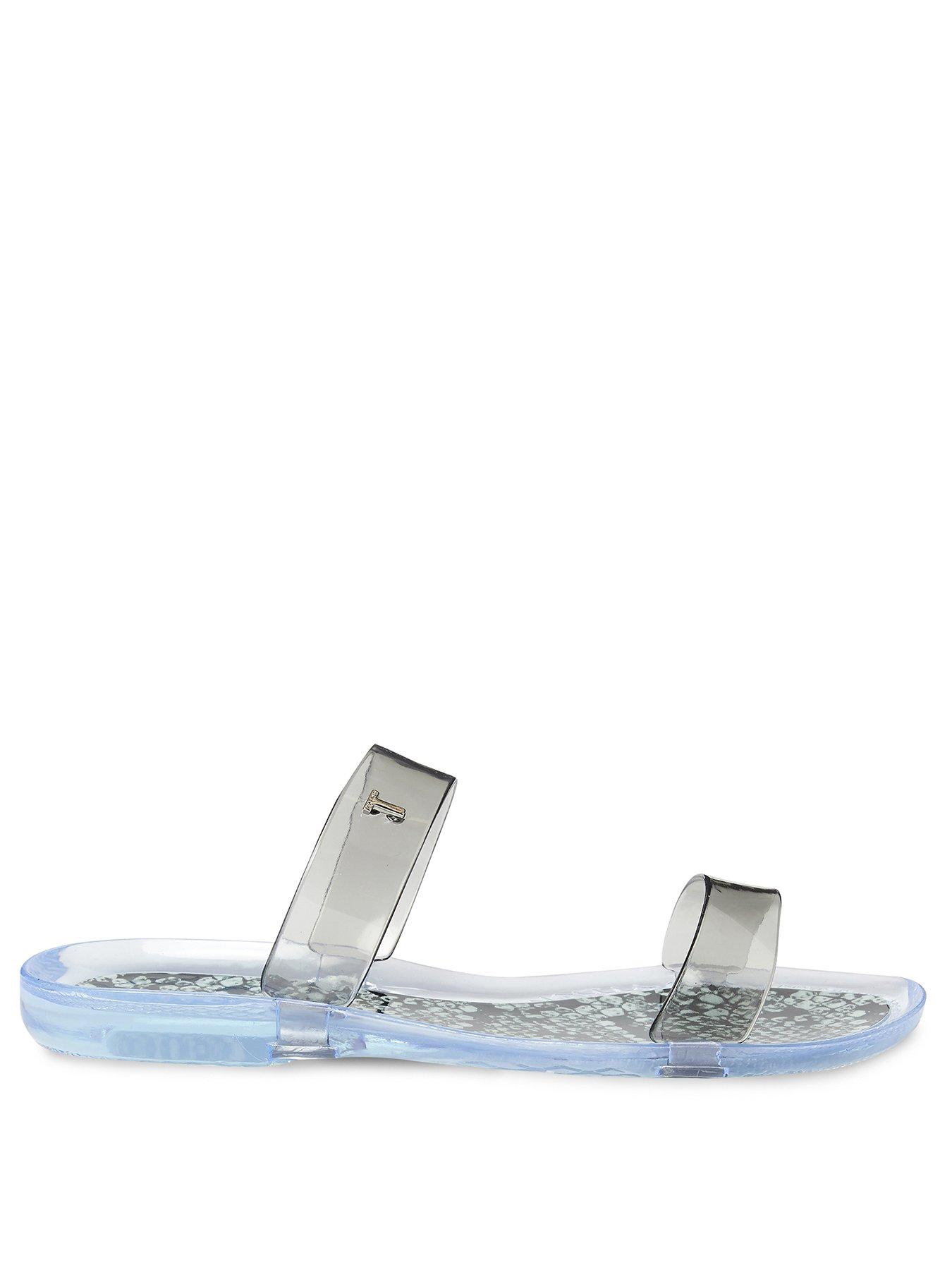 jelly two strap sandals