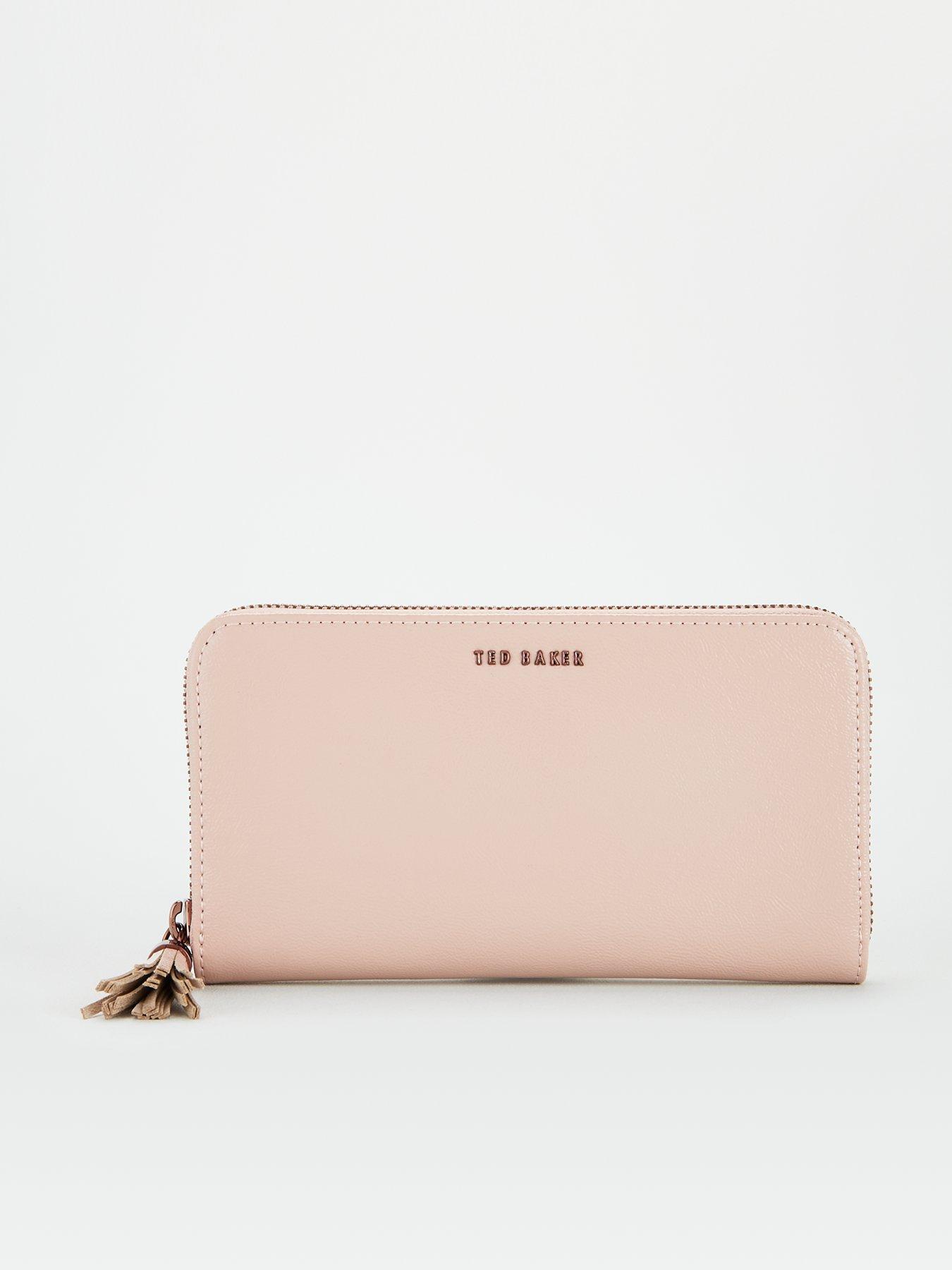 ted baker grey and pink purse