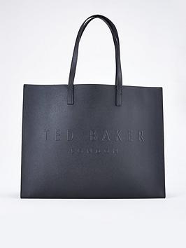 Ted Baker Sukicon Crosshatch East West Icon Bag - Black | very.co.uk