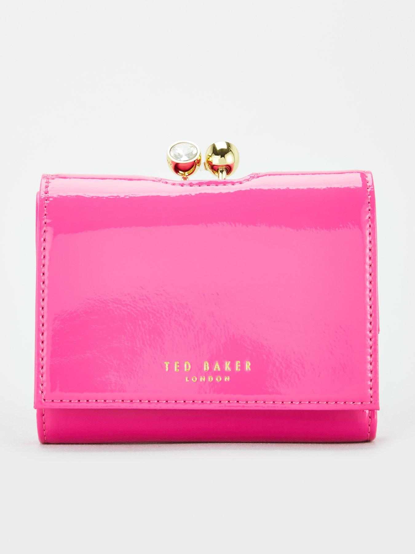 pink patent ted baker purse