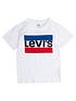  image of levis-boys-short-sleeve-sports-logo-t-shirt-white