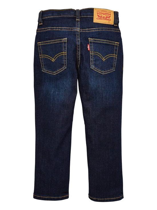 back image of levis-boys-512-slim-taper-jeans-dark-wash