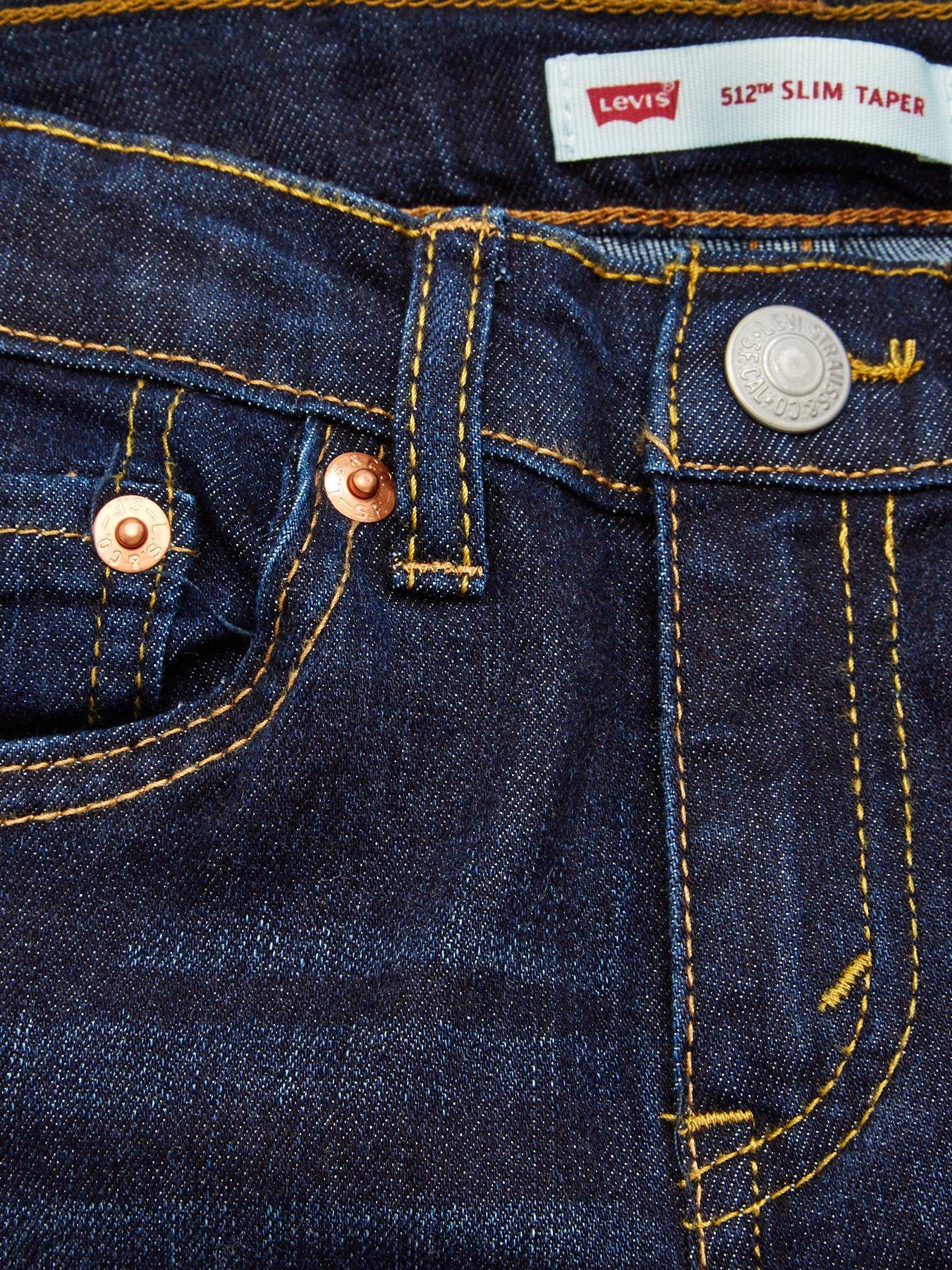 Image 3 of 3 of Levi's Boys 512 Slim Taper Jeans - Dark Wash