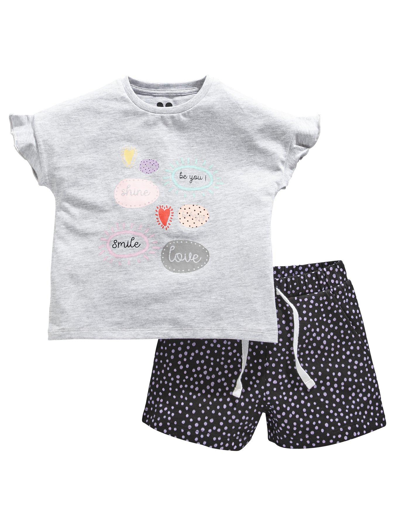 Camping Hair Dont Care Toddler Baby Girls Cotton Ruffle Short Sleeve Top Comfortable T-Shirt 2-6T