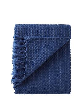 Product photograph of Cascade Home Waffle Throw from very.co.uk