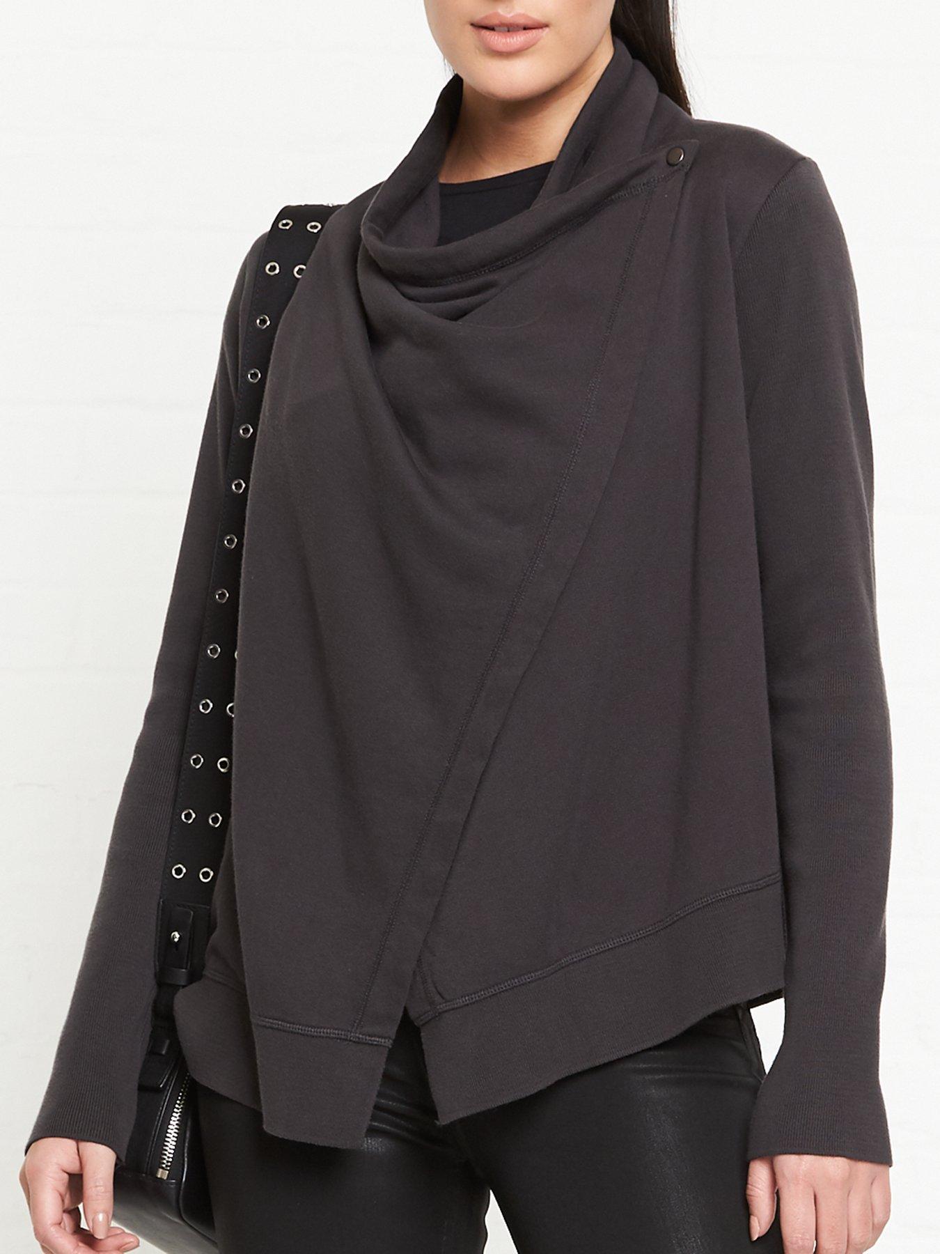 Allsaints Ivy Draped Jersey Cardigan review