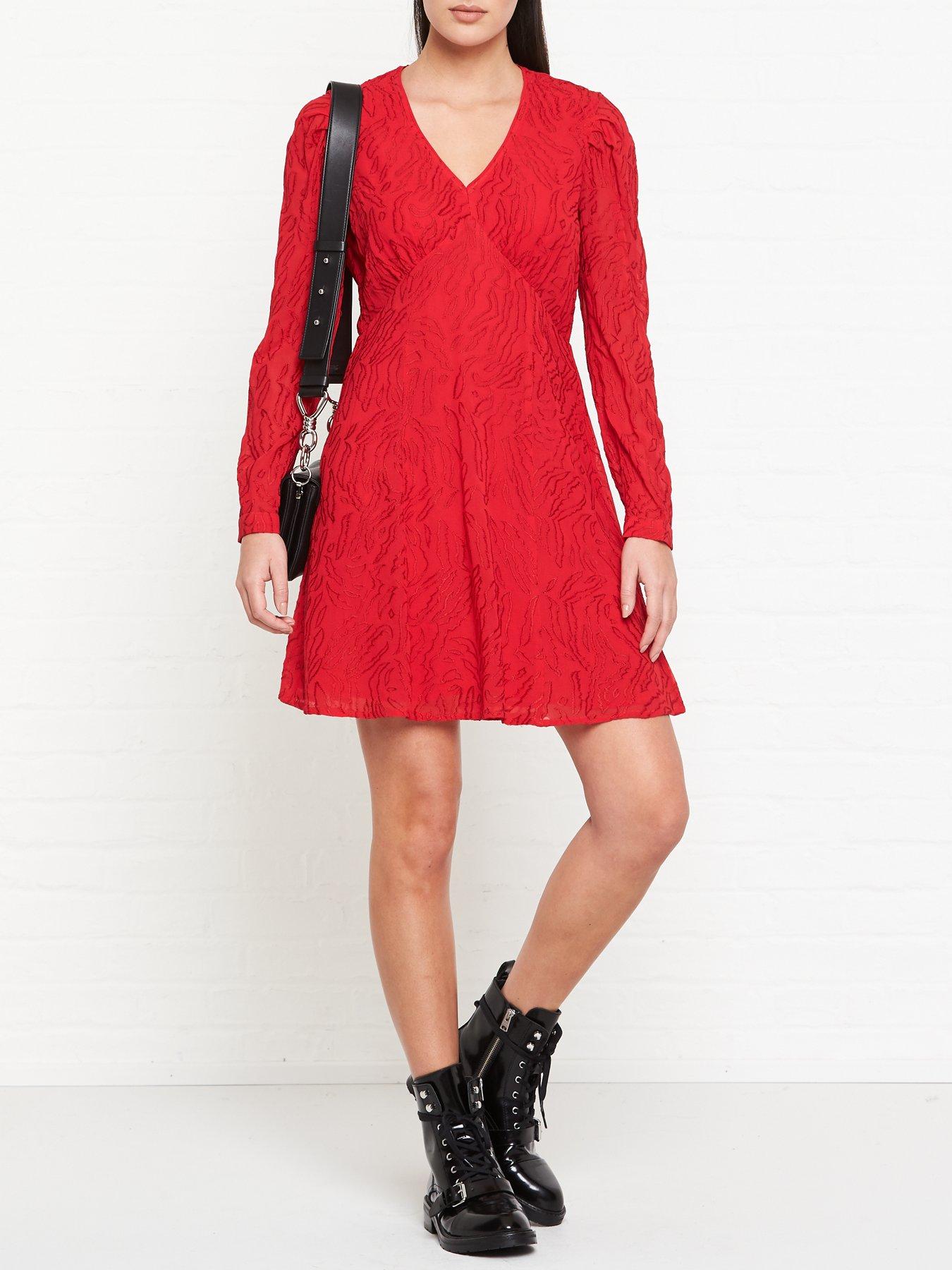 all saints seeta rosey dress