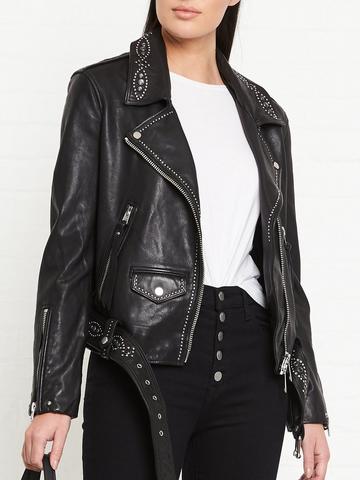 Leather Studded Biker Jacket Uk Thejacketslist