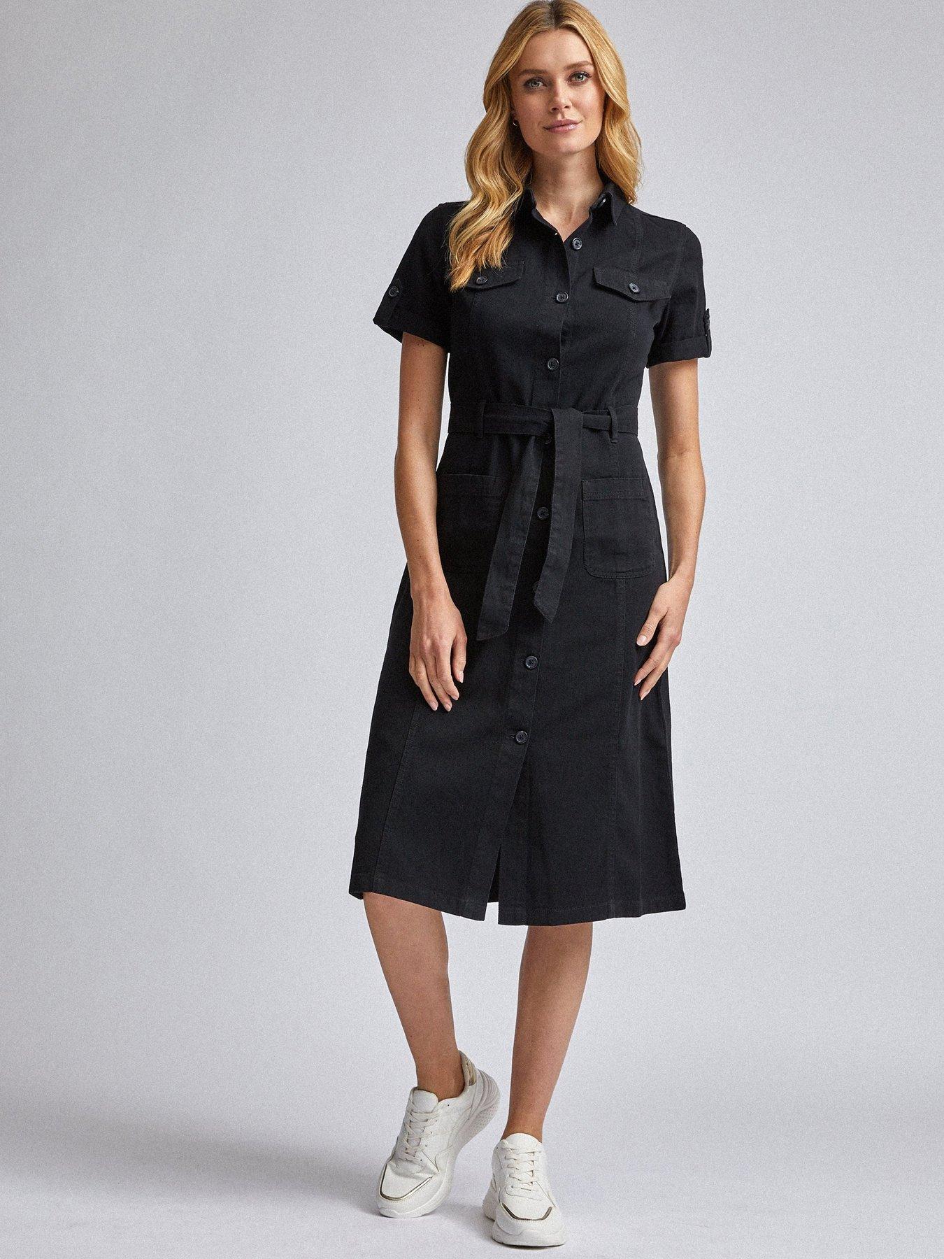 black denim dress uk