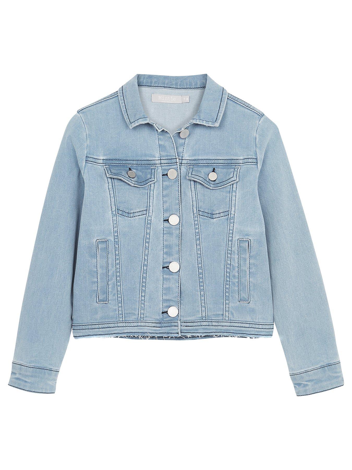 Mintie By Mint Velvet Girls Washed Blue Denim Jacket review