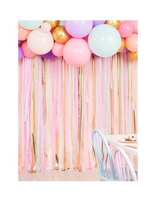 front image of ginger-ray-pastel-streamer-and-balloon-birthday-party-backdrop