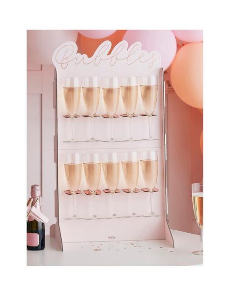 ginger-ray-rose-gold-and-blush-birthday-prosecco-wallnbspjubilee