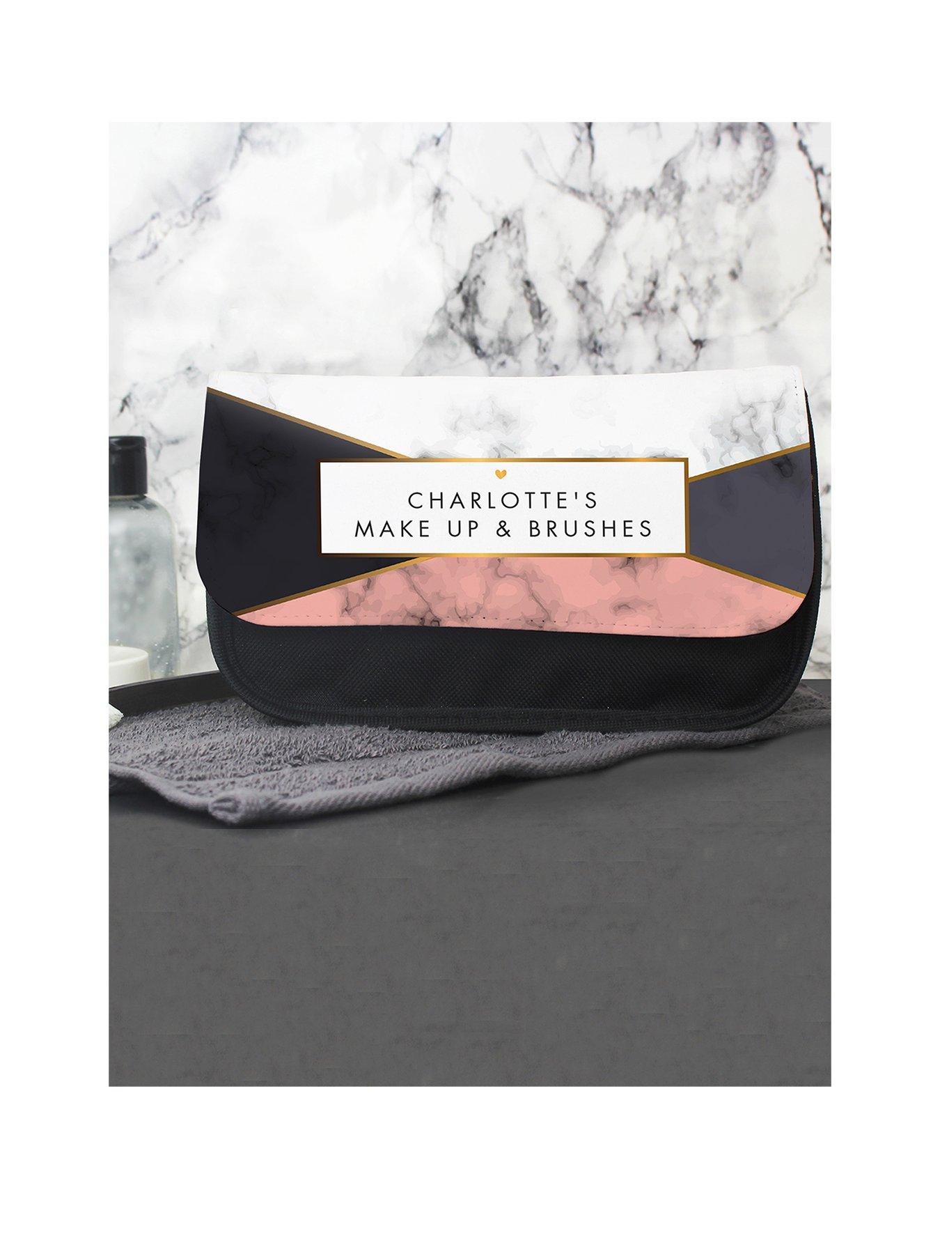 Personalised Geometric Marble Make Up Bag review