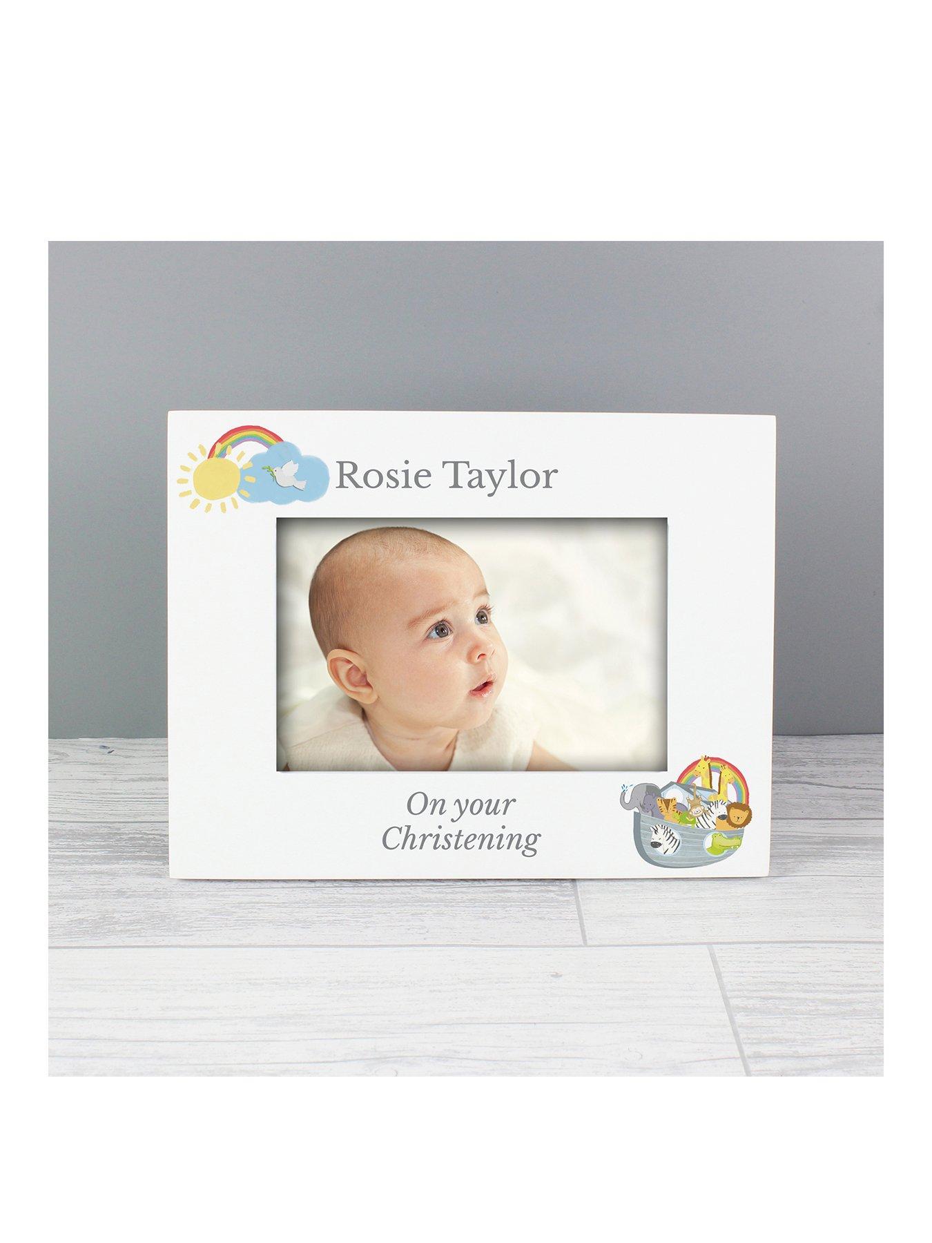 Personalised Noahs Ark Christening Photo Frame review