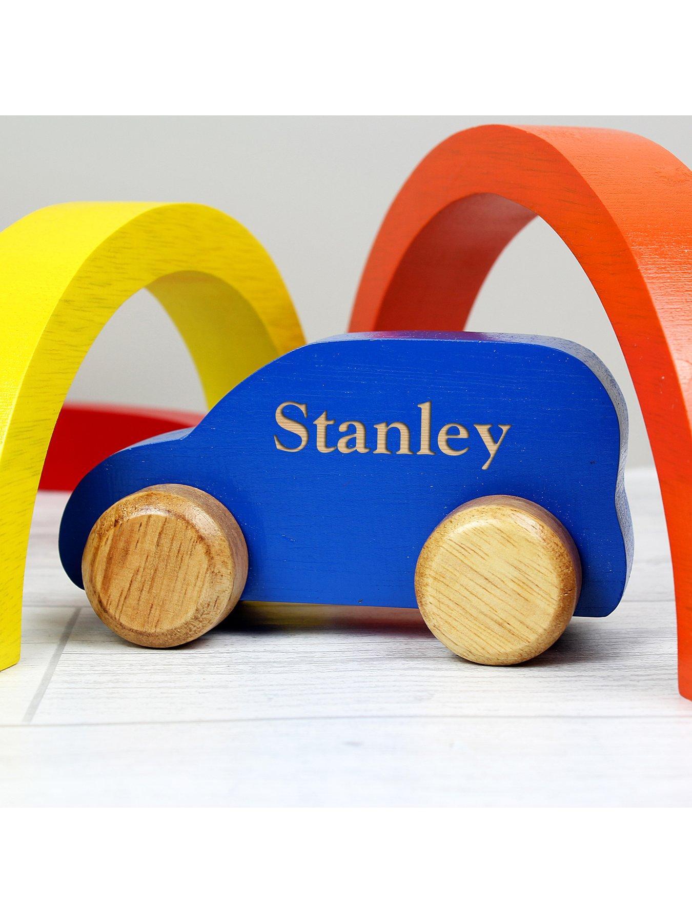 personalised wooden car