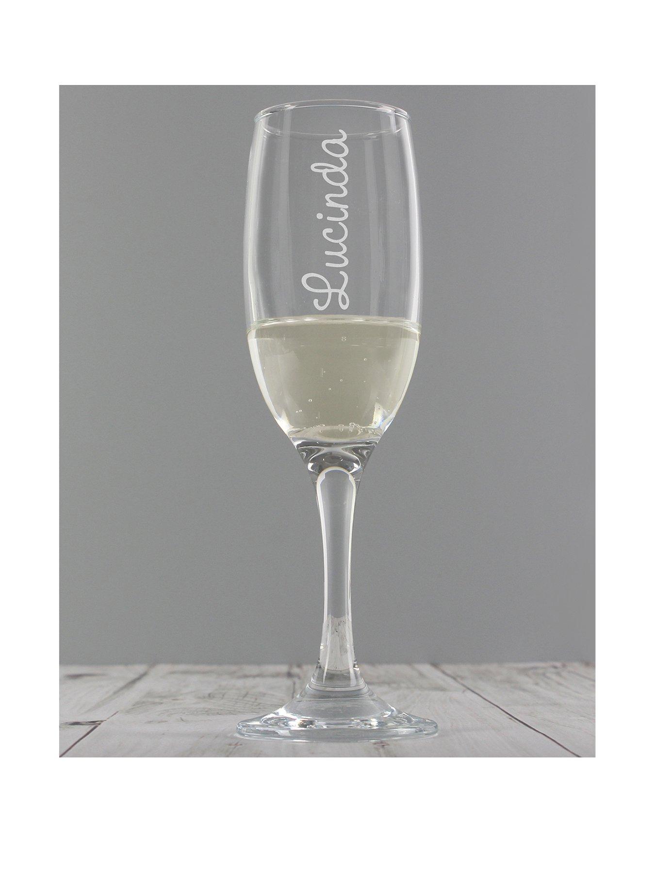 Personalised Island Flute Glass review