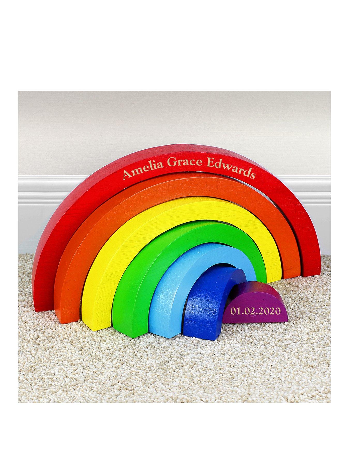 Personalised Wooden Rainbow Toy Puzzle review