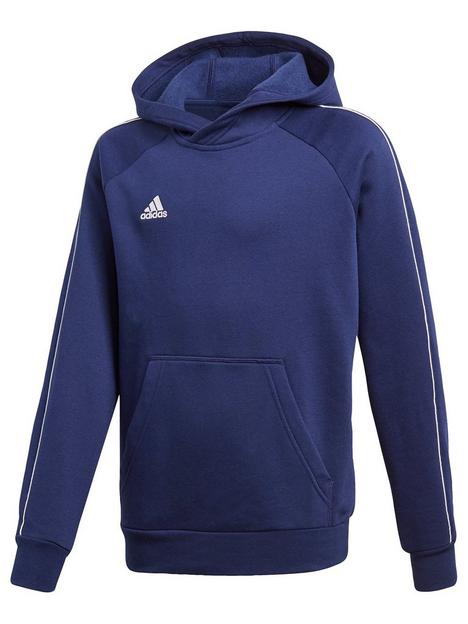 adidas-youth-core-18-sweat-hooded-tracksuit-top-navy