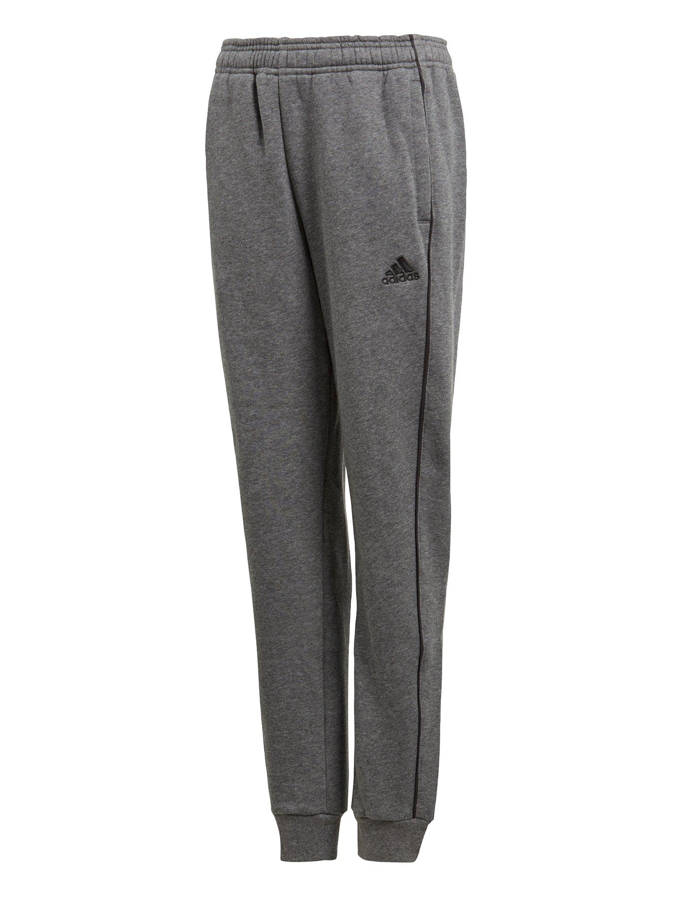 grey adidas tracksuit bottoms