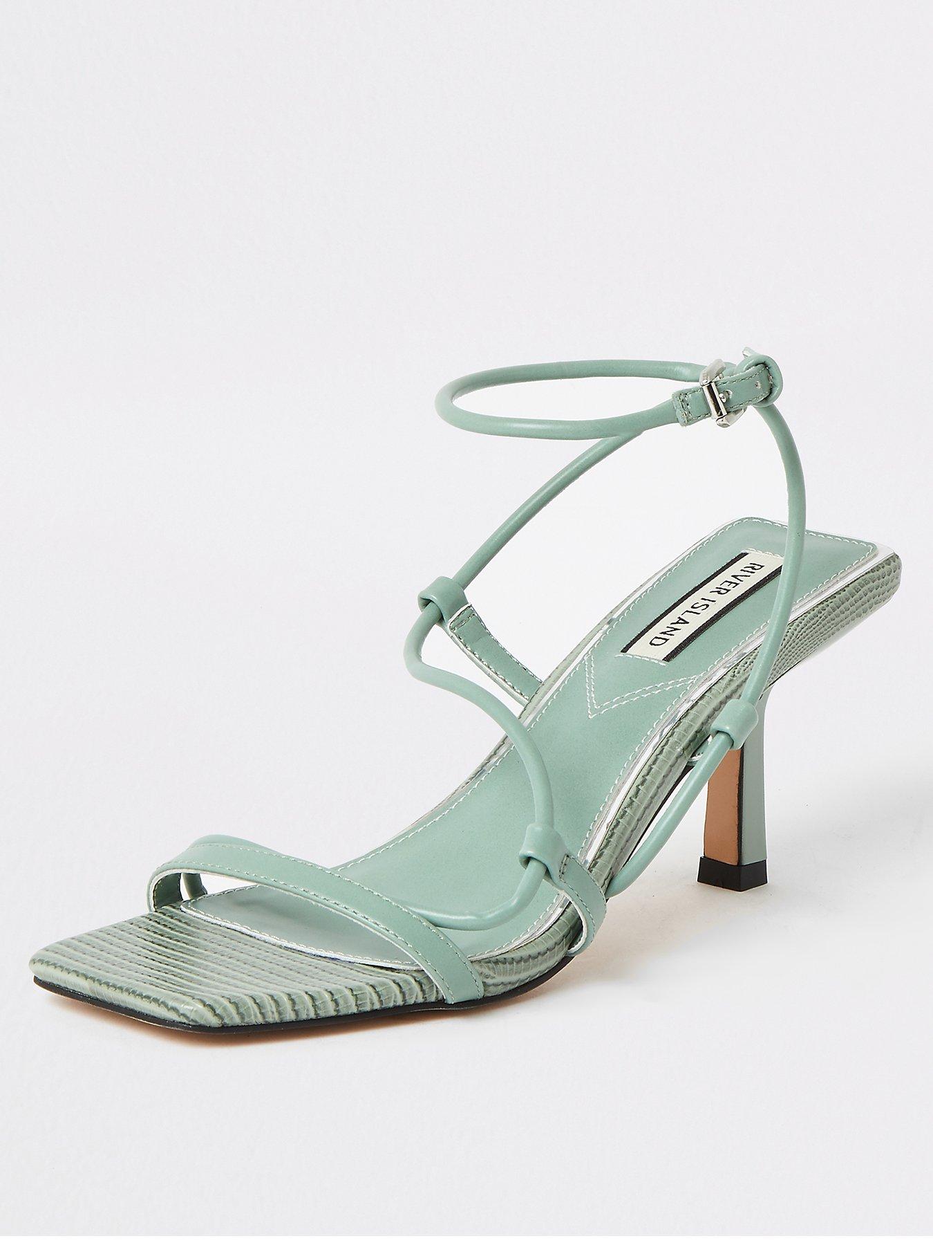 green strappy sandals uk