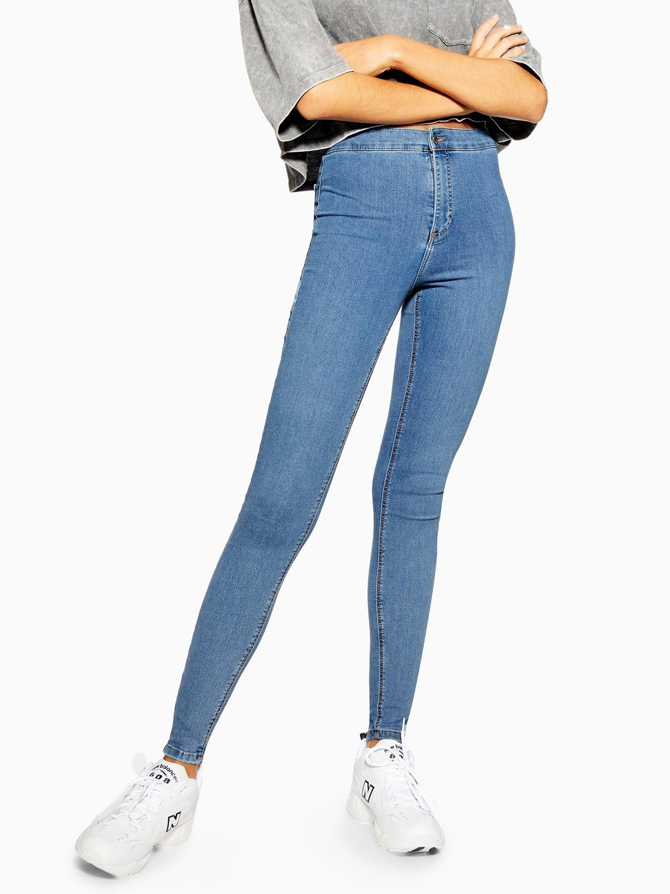 topshop joni jeans light blue