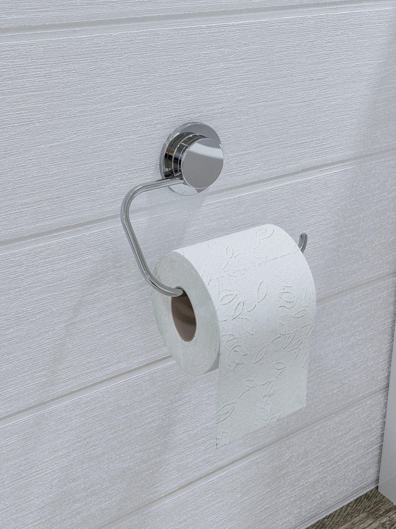 Croydex Stick ‘N’ Lock 2 Toilet Roll Holder