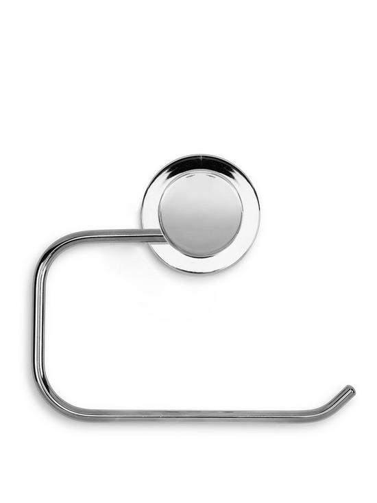 front image of croydex-stick-lsquonrsquo-lock-2-toilet-roll-holder