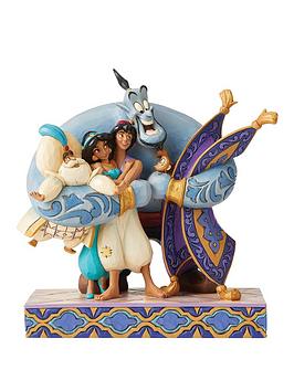 Product photograph of Disney Aladdin Group Hug Figurine from very.co.uk