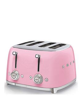 Smeg 50S 4 Slice Toaster - Pink