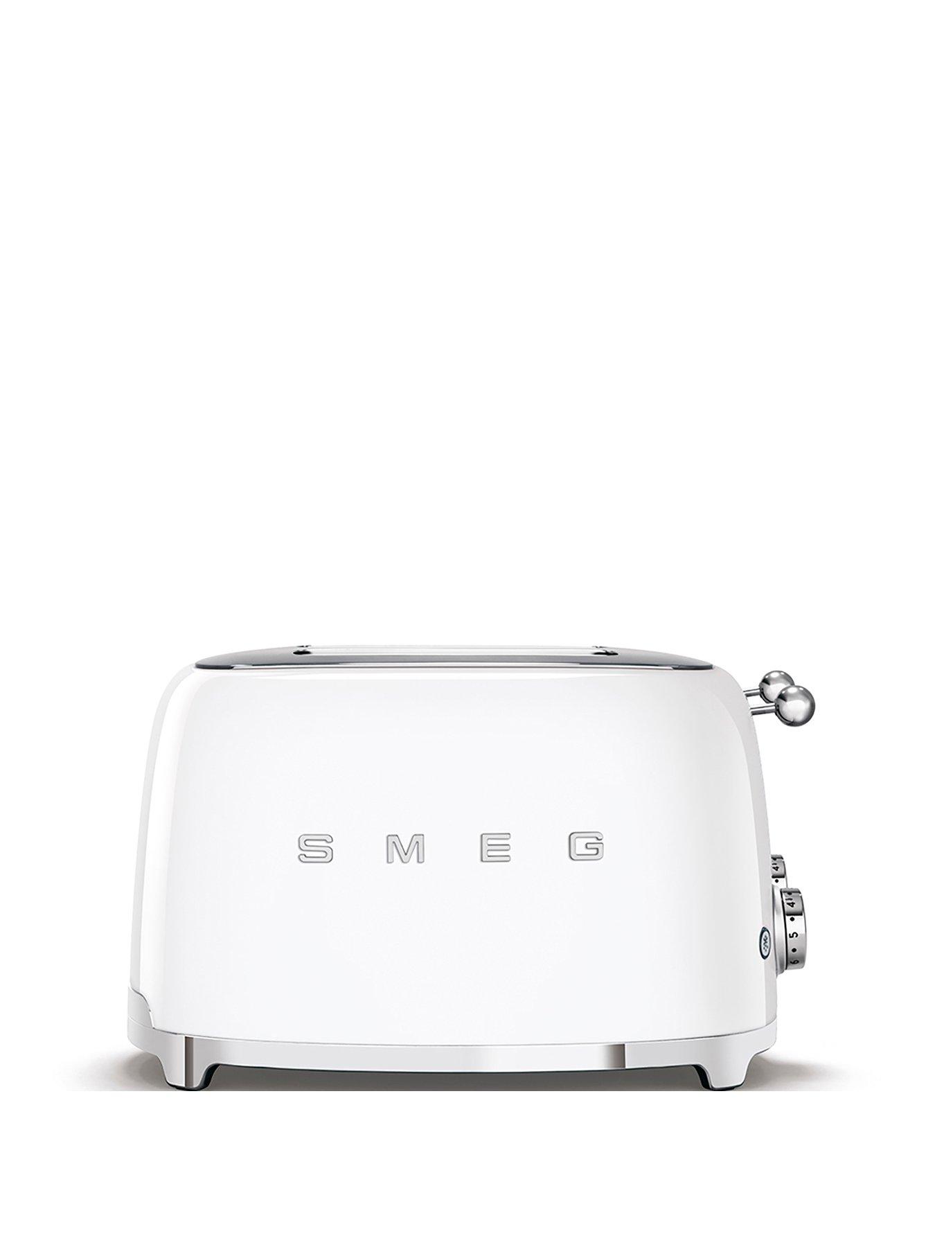 Image 2 of 6 of Smeg TSF03 Retro Style 4-Slice Toaster, 2000W - White