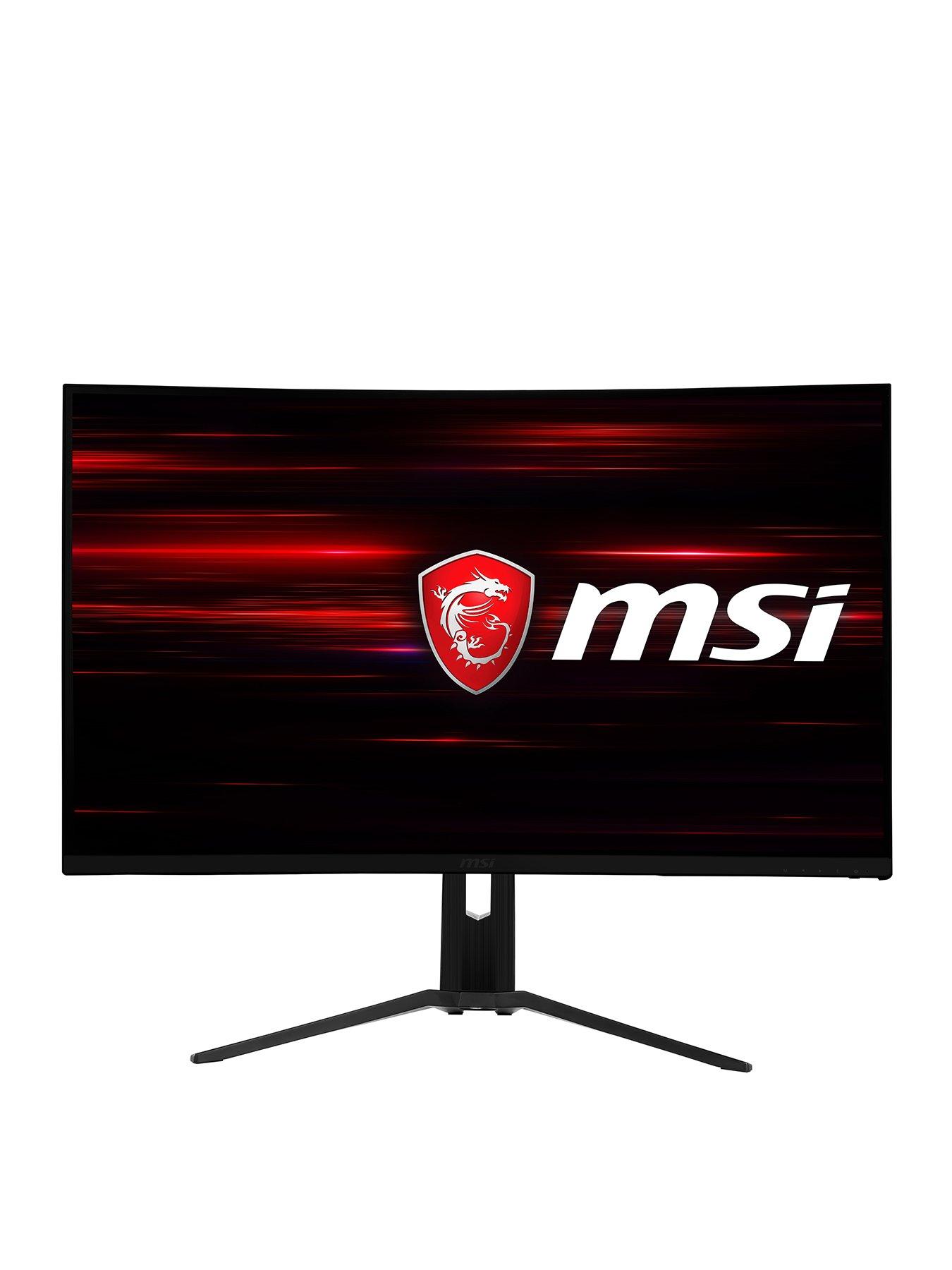 msi optix mag322cqr 31 5 inch quad hd 1ms 165hz rgb amd freesync curved gaming monitor black very co uk optix mag322cqr 31 5 inch quad hd 1ms 165hz rgb amd freesync curved gaming monitor black