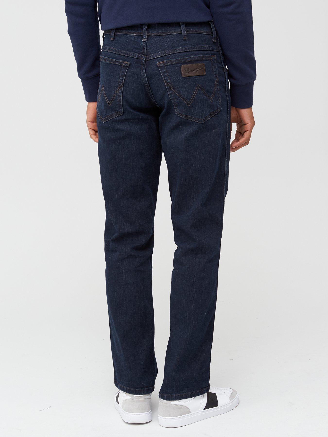 wrangler blue black jeans