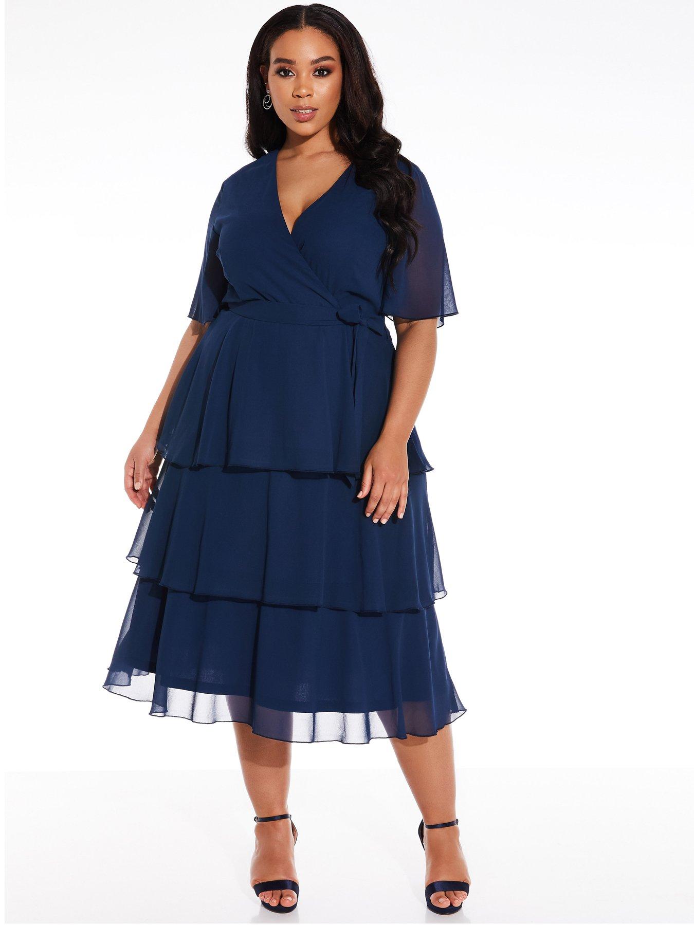 plus size midi dresses uk