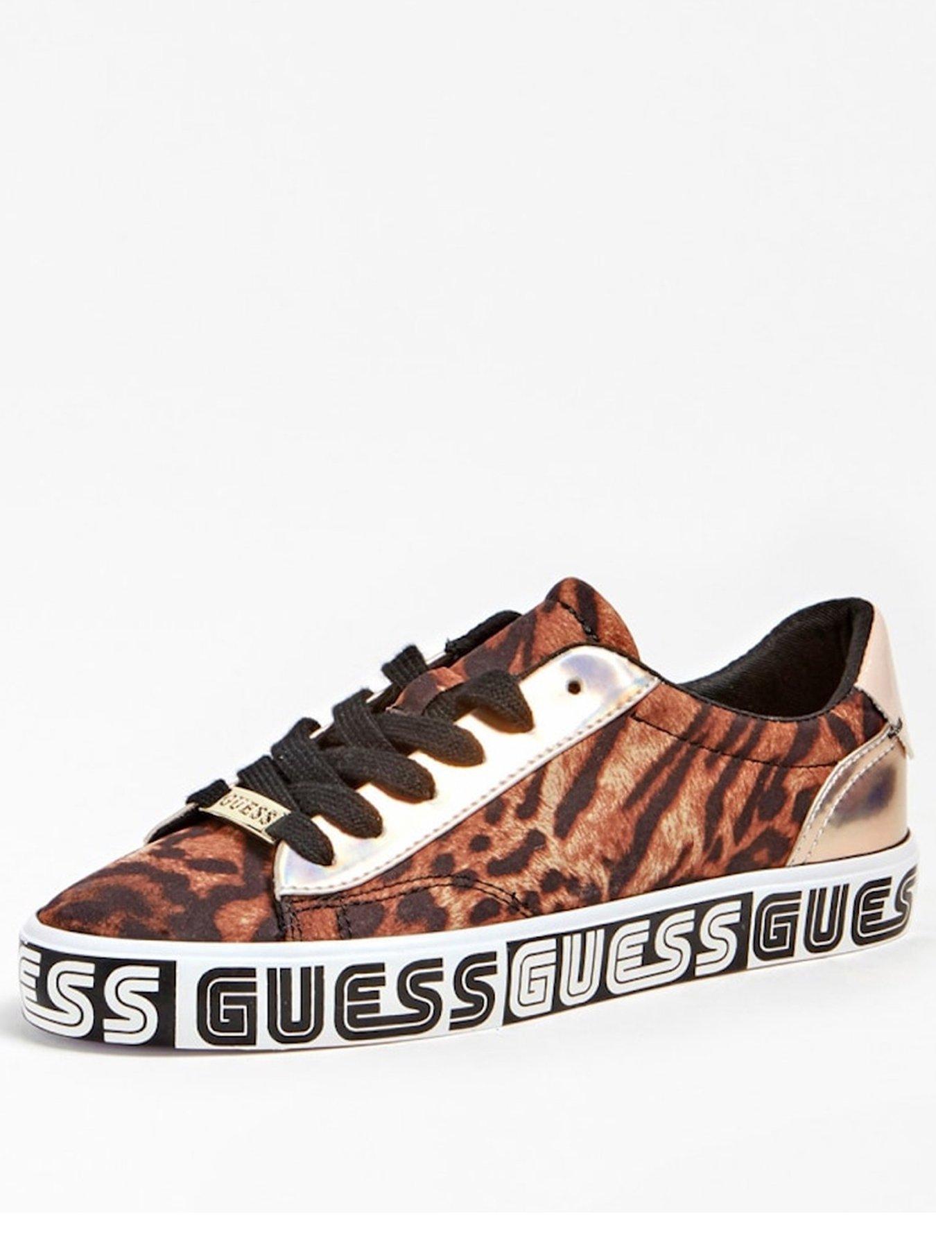 leopard skin trainers