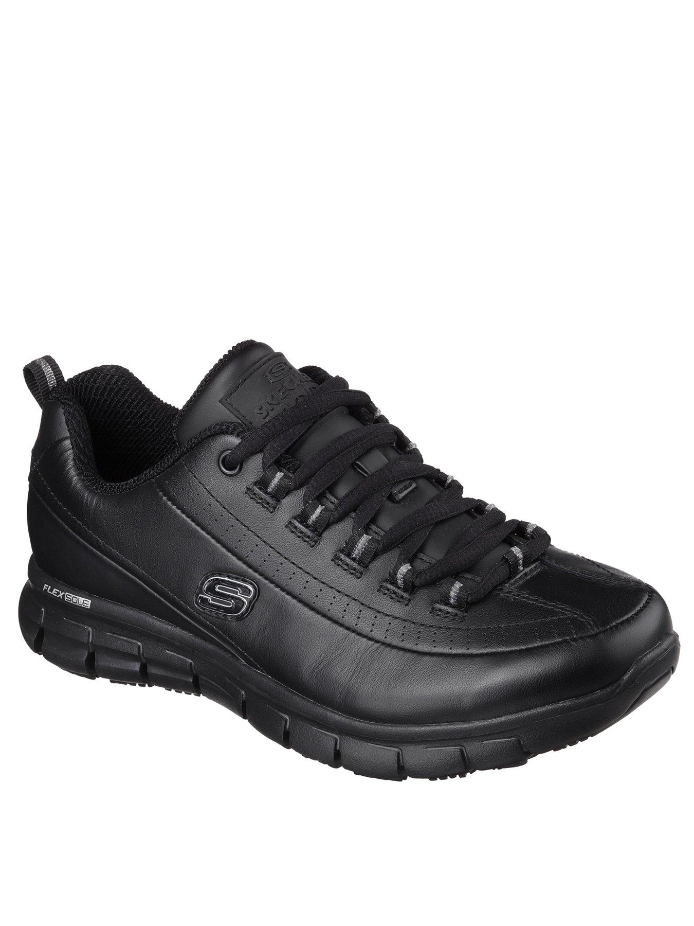 skechers sure track trickel women's work shoes