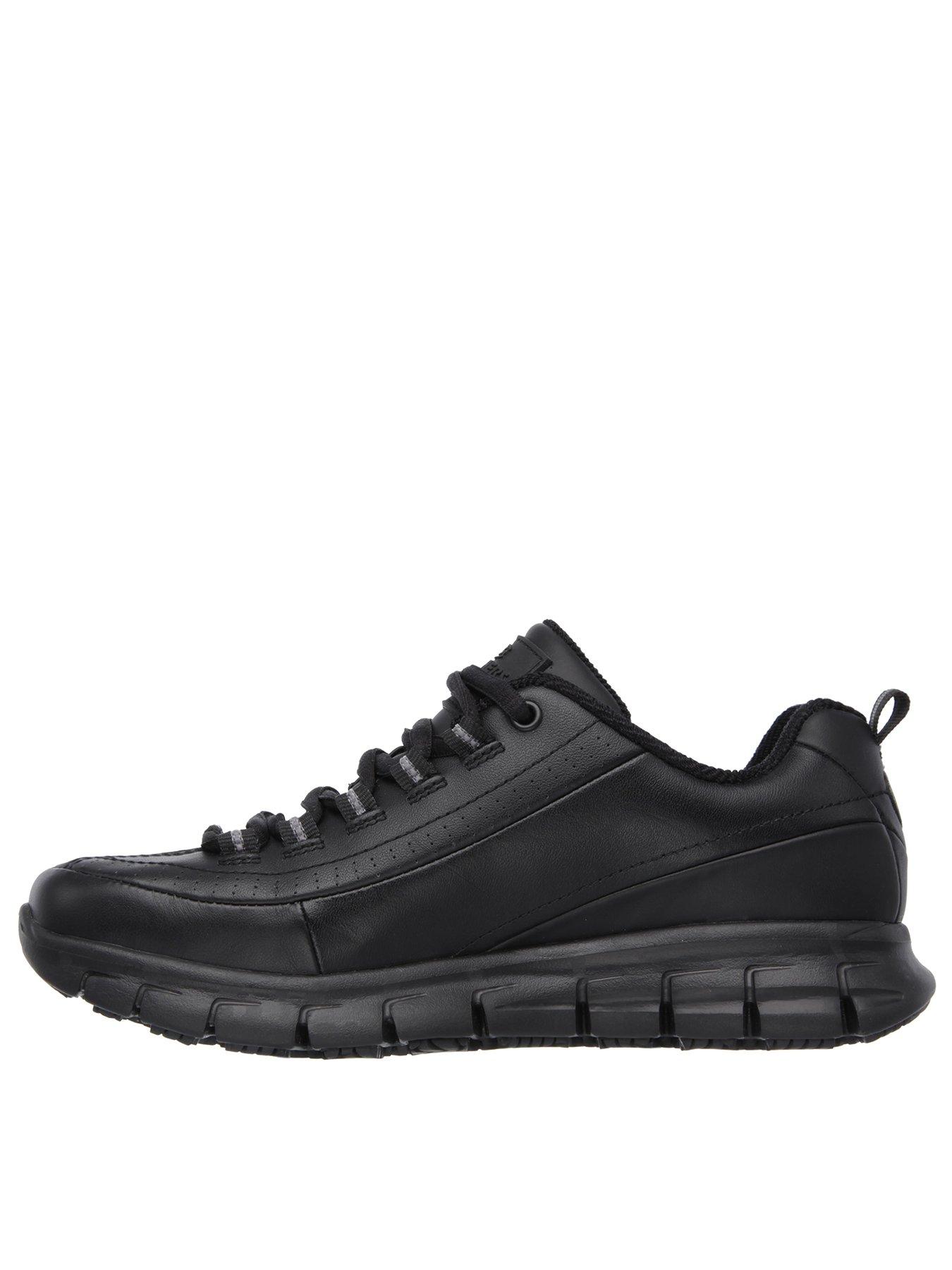 Skechers Sure Track Trickel Safety Slip Resistant Trainer Black