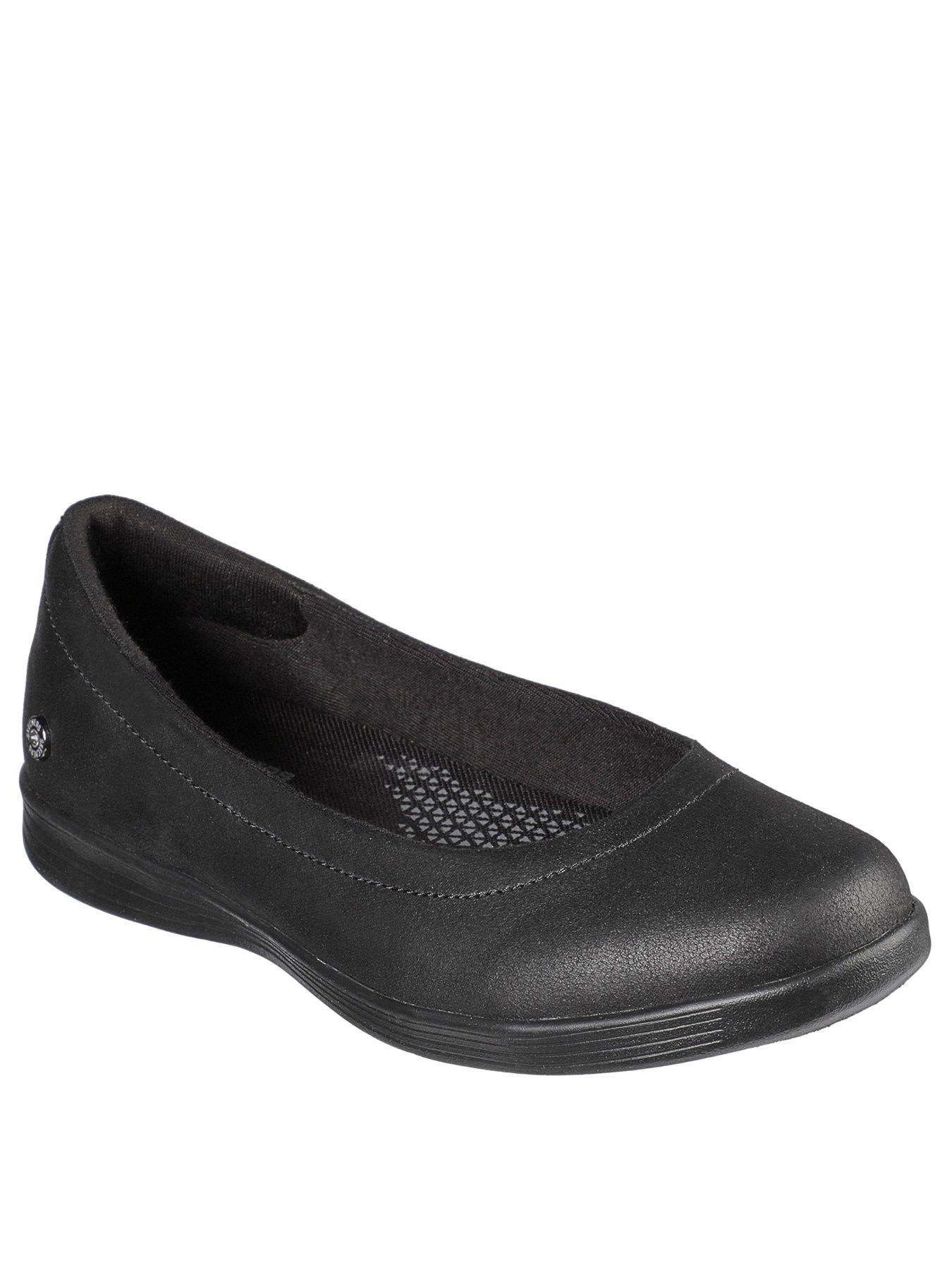 skechers black ballet flats